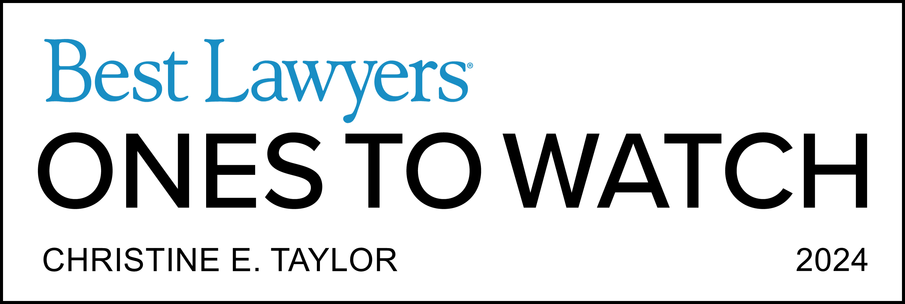Best Lawyers Ones to watch badge