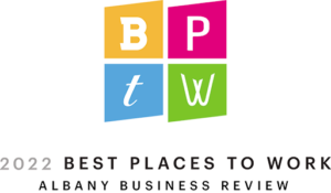 2022 Best Places to Work Albany Business Review badge