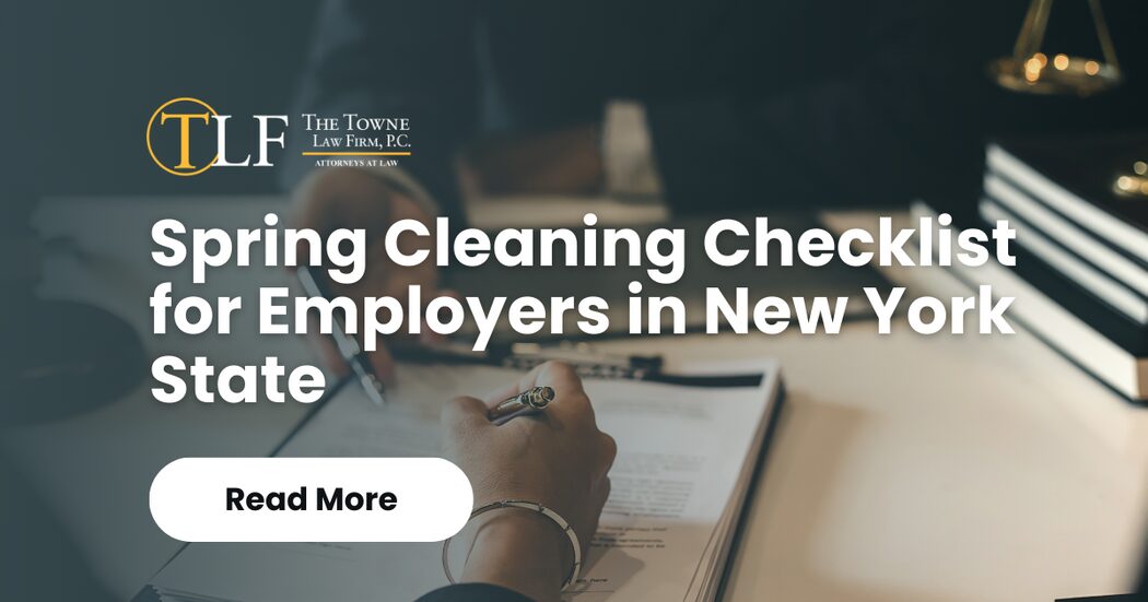 Spring Cleaning Checklist for Employers in New York State