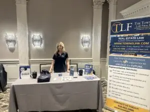 Marketing Director Kate at booth