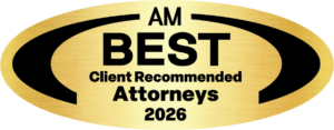 AM Best Client Recommended Attorneys 2026 Badge