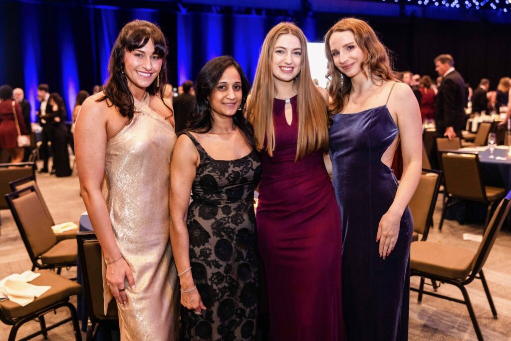 Group of attorneys at a black tie event.